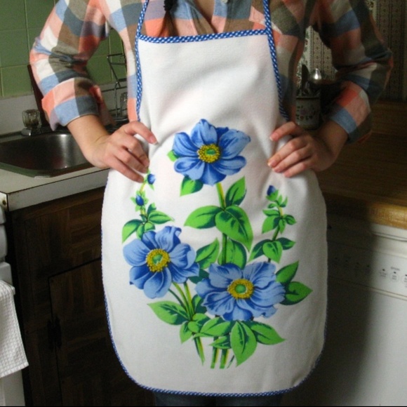 Flowers Women's Apron WATERPROOF - Picture 1 of 2